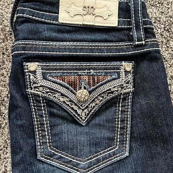 Miss Me Mid-Rise Straight leg jeans size 28 - Picture 3 of 8